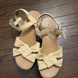 Ugg Espadrille Platform Sandals Size 8.5